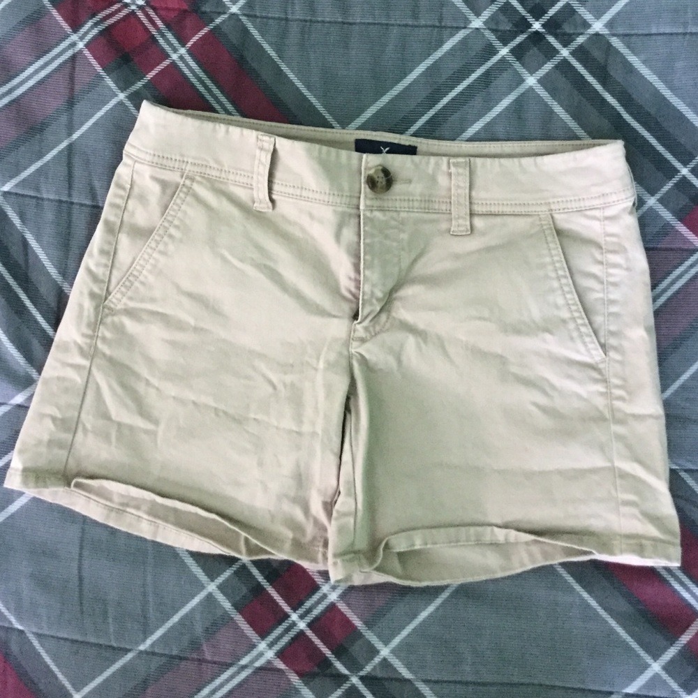 American Eagle Stretch Midi Shorts